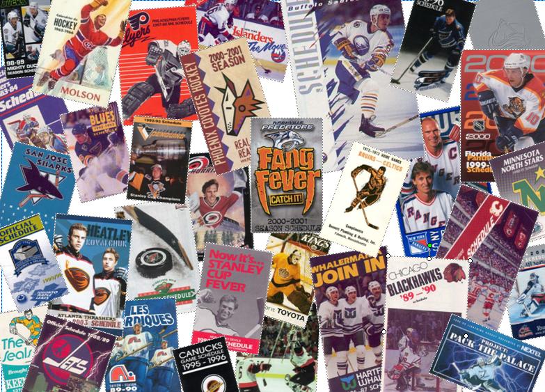 pocket schedule collage