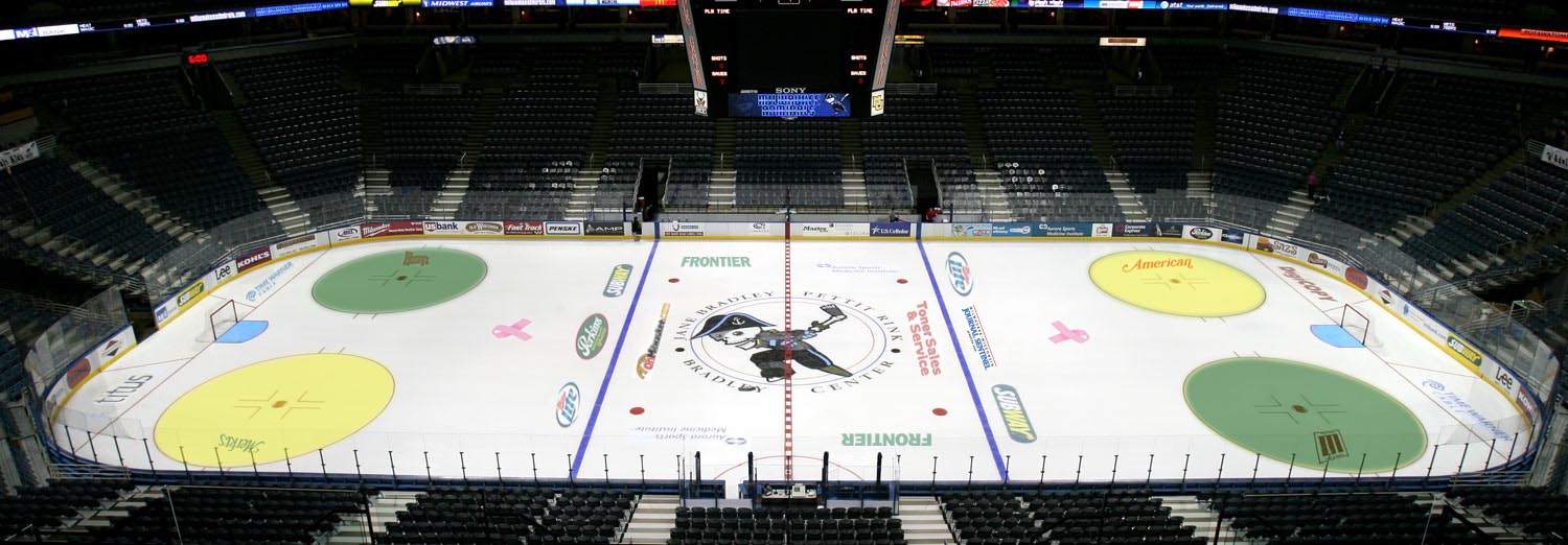 Bradley Center Packers Ice