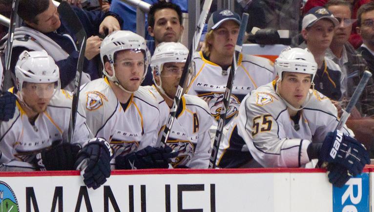 Preds bench (Bridget Samuels)
