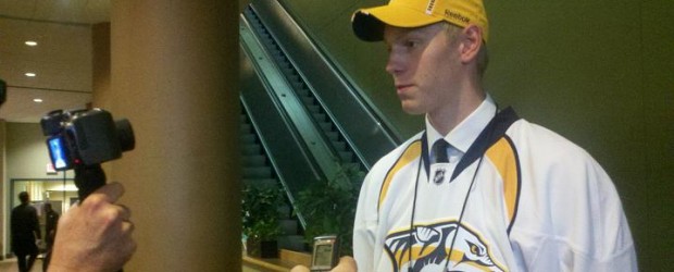 The Predators drafted the first goaltender in this draft. But they went a tad off the board to do choose Magnus Hellberg in the second round.