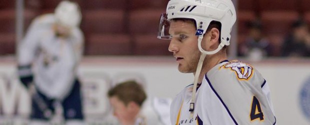 The Nashville Predators sent two NHL players to the Maple Leafs this morning for one NHL player and a minor leaguer.