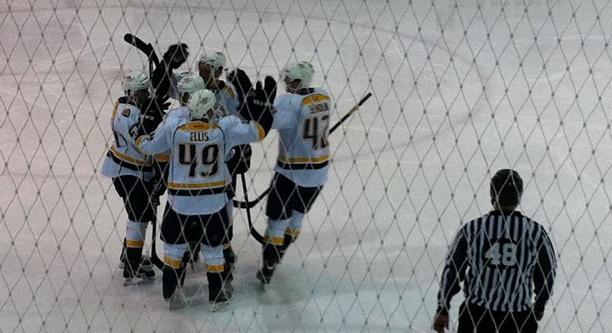 Smith hat trick celebration.jog