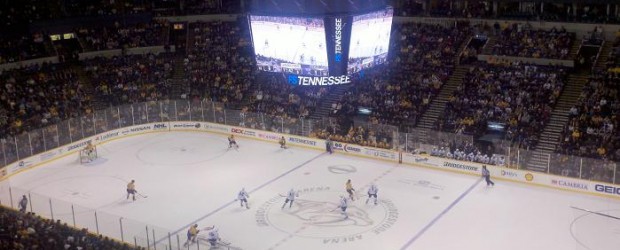Rinne rebounds from a rough first period to earn his 22nd win of the season.