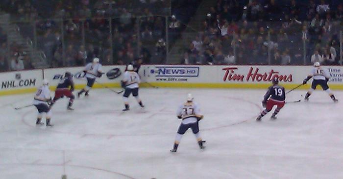 CBJ Preds game AT Columbus