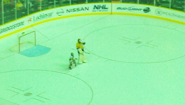 Lindback and little goalie (Diamond)
