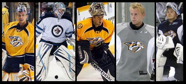 Preds goaltenders 2012-13