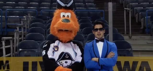 Admirals Gangnam Style parody banner