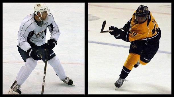 Craig Smith and Roman Josi