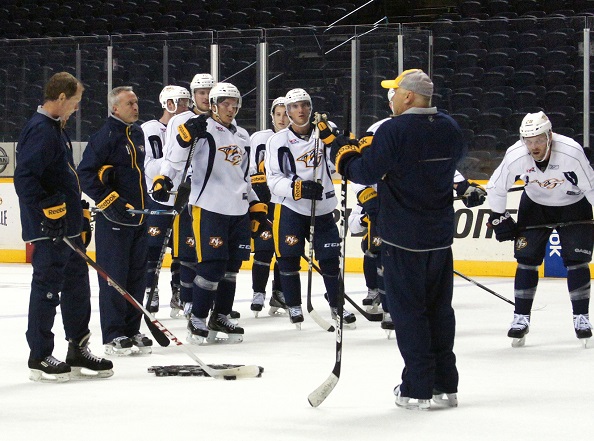 training camp Trotz teaching (Sarah Fuqua)